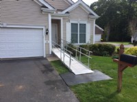EZ Pathway 3G Aluminum ramp installation by Lifeway Mobility in Connecticut